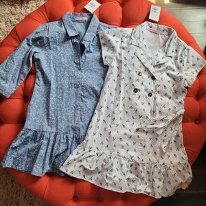 2 pcs girls dresses 8/10